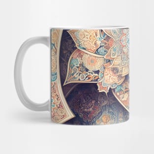 Islamic Grandeur Unveiled: Timeless Art, Floral Motifs, and Vibrant Ornaments Mug
